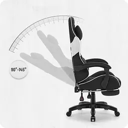 Крісло Cabro C501 Black-White тканина - мініатюра 7