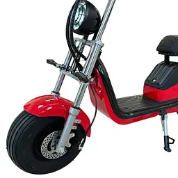 Двоколісний сітікоко EVOBIKE Spark X2 Red з корзиною та товстими колесами - мініатюра 6