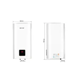 Водонагрівач Mixxus EWH-15050 CUBE DRY 50 л, 2,0 кВт, "сухий" ТЕН, вертикальний, квадратний, білий (WH0617) - мініатюра 6