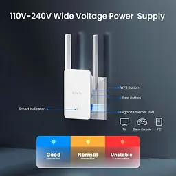Ретранслятор Wi-Fi сигналу Tenda A23 [128314] - мініатюра 8