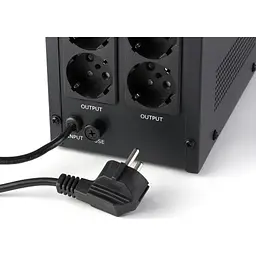 Пристрій безперебійного живлення Vinga LCD 1200VA metal case (VPC-1200M) - мініатюра 11