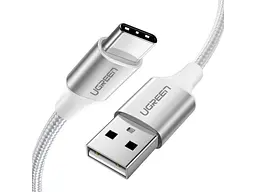Кабель UGREEN US288 USB -Type-C Cable Aluminum Braid 2m White (60133)