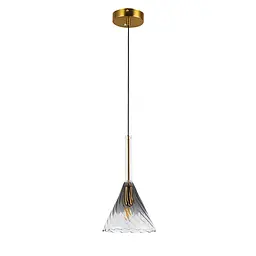 Люстра стельова Levistella 800P3155A-1 (170*300) GSM, 1 лампа E14, сірий плафон 170х300мм, сучасний стиль для дому