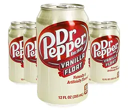 Газований напій Dr Pepper Vanilla Float Cans 12 х 355 мл - мініатюра 3