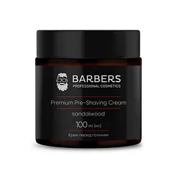 Крем перед голінням Barbers Pre-Shaving Cream Sandalwood 100 мл - мініатюра 4