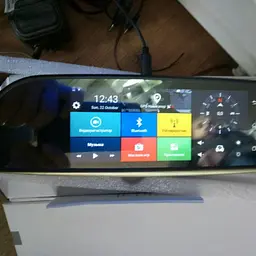 Дзеркало відеореєстратор GPS 3G Wi-Fi екран 7" Сенсорний 2 Камери K35 - мініатюра 5