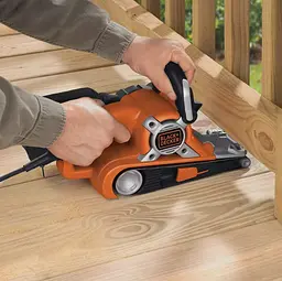 Шліфмашина стрічкова мережева Black&Decker KA88 - мініатюра 2
