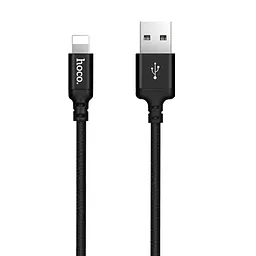 Кабель Hoco X14 Times speed Lightning charging cable, ( L-2M ) Black