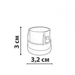 Рефлектор Friendlylight Рефлектор Nano Black Chrome FL0065 - мініатюра 3