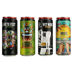 Набір пива Mikki Brew Party Time 4.9-8.5% 3.96 л (12 шт. x 0.33 л) - мініатюра 4