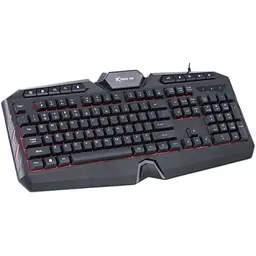Клавіатура Xtrike Me KB-509 RGB ігрова дротова мембранна чорна (KB-509)