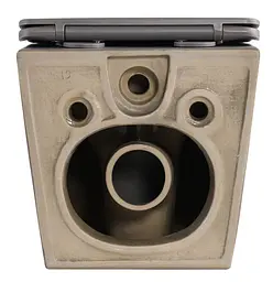 Унітаз підвісний Qtap Robin Ultra Quiet, Stone grey, з сидінням Slim Duroplast / Soft-close / Quick Release QTROB26SG48996 - мініатюра 6