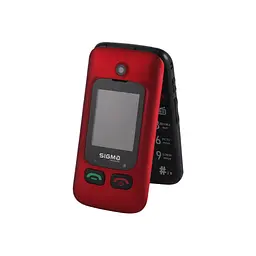 Мобільний телефон Sigma Comfort 50 Shell Duo Type-C Red Black (4827798212516) - мініатюра 3