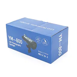 Освітлювач студійний LED YM-800, 3200K-6500K, кольорові фільтри 5 шт. 60ММ, Black, Box - мініатюра 2