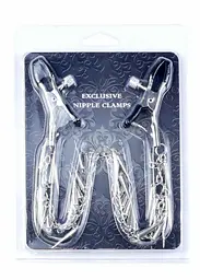 Затискачі для сосків Fetish B - Series Exclusive Nipple Clamps No.10 (сріблястий) - мініатюра 4