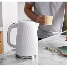 Електрочайник Russell Hobbs Honeycomb 1.7 л білий (26050-70) - мініатюра 7