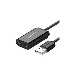 Звукова плата Ugreen US205 black (30724) - мініатюра 2