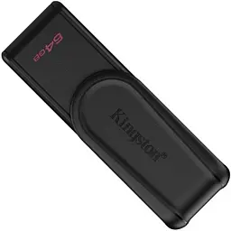 Флеш-накопичувач USB 64Gb DataTraveler Exodia S, Black, USB 3.2 Gen 1 (DTXS/64GB) Kingston teh0029102 - мініатюра 2