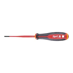 Викрутка з тригранною рукояткою ізольована VDE MILWAUKEE, SL 0,6х3,5х100мм