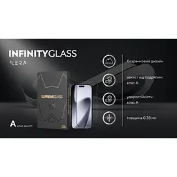 Захисне скло iLera Infinity Glass 2.0 для Apple iPhone 17 Pro Max (ILin17PrMx) [144448] - мініатюра 5