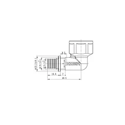 Кутник перехідний з ВР Koer Ka.L08F-16 - 16(2.2mm) x 3/4"F KR4877 - мініатюра 2