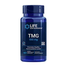 Амінокислота TMG 500 mg, 60 вегакапсул Life Extension fit0019138