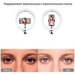 Кільцева LED лампа Puluz PU411EU 12` [78210] - мініатюра 3