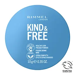 Компактна пудра Rimmel Kind&Free відтінок 001 (Transculent) 10 г (8000019891699) - мініатюра 3