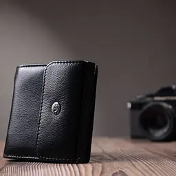 Оригінальне жіноче портмоне з натуральної шкіри ST Leather 22724 чорний - мініатюра 8