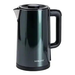 Електрочайник Sokany SK-09018GR малахіт