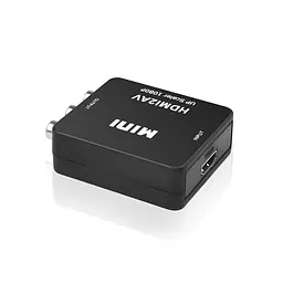 Перехідник HDMI в AV (RCA тюльпан) адаптер. Чорний - мініатюра 7