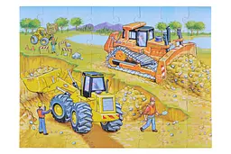 Пазл Same Toy Будівельна техніка, 4 картинки (2201Ut) - мініатюра 6