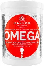 Маска для волосся Kallos Cosmetics Omega відновлююча з комплексом Омега-6, 1 л - мініатюра 4