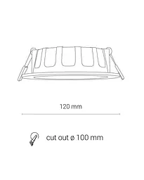 Точковий світильник Nowodvorski 8782 CL Kos LED - мініатюра 5