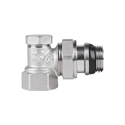 Кран радіаторний SD Plus 1/2" ВЗ з антипротіканням кутовий SD229W15 - мініатюра 3