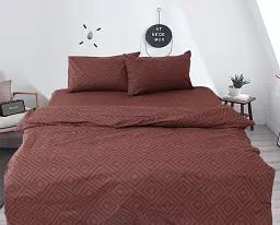Комплект постільної білизни TAG Tekstil R128Brown Сімейний