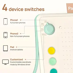 Графічний планшет Parblo Ninos Q Mobile (NINOSQ) - мініатюра 3