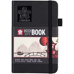 Блокнот Sakura Sketch А6 (9х14см) 140 г/м2 80 л кремово-білий