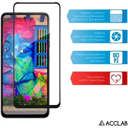 Скло захисне ACCLAB Full Glue Tecno Spark 20C Black (1283126589034) - мініатюра 5