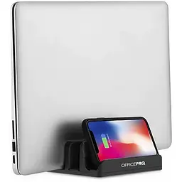 Вертикальна підставка під ноутбук OfficePro LS730B Aluminium alloys Black (LS730B) - мініатюра 4