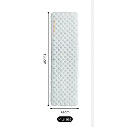 Матрац надувний одномісний UL Naturehike CNK2450WS012, 196*64, сірий - мініатюра 2