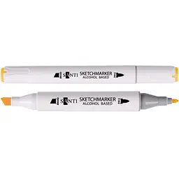 Набір спиртових маркерів Santi Professional SA-32 темно-жовтий 6 шт. (390817)