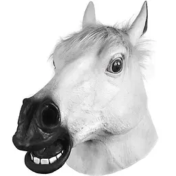 Маска GeekLand Біла Голова Коня White Horse Head КМ 64.01