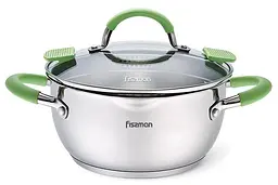 Каструля Charlotte з кришкою-друшляком Fissman Ø24х Ø19х12,5 см kuh0007842 - мініатюра 1