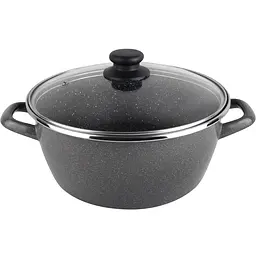 Каструля Vitrinor K2, з кришкою, графітова, 22 см, 2,5 л (2108026)