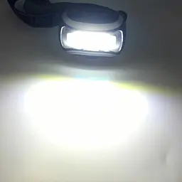 Налобний ліхтар на батарейках Headlight CH-2016 COB, світлодіодний ліхтарик на голову - мініатюра 6
