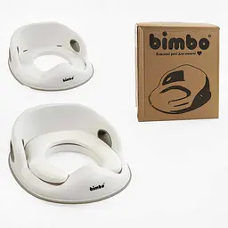 Накладка на унітаз Bimbo, 31x34x11 см, знімне м’яке сидіння, BM-01172