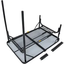 Стіл Bo-Camp Northgate 90x60 см Black/Grey (1404184) (DAS303262) - мініатюра 4