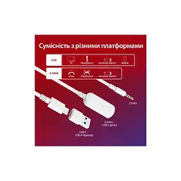Навушники HyperX Cloud III White (BS7C1AA) - мініатюра 10