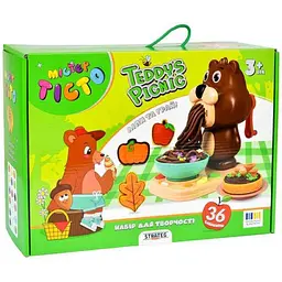 Набір для творчості STRATEG Містер тісто Teddys Picnic українською мовою 41033